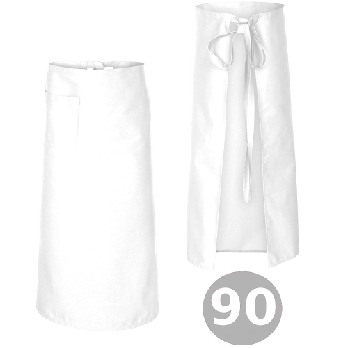 Zapaska kelnerska biała dł. 90 cm