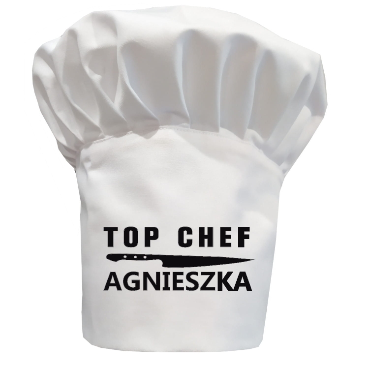 TOP CHEF кухарська шапка з твоїм ім'ям