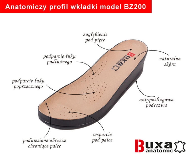 Białe klapki anatomiczne skórzane z paskiem