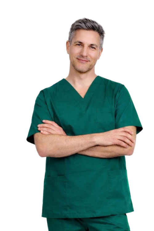 Bluza chirurgiczna męska CLINIC kolor morski