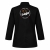 Bluza kucharska damska czarna długi rękaw z twoim własnym nadrukiem logo kreator online tył.jpg