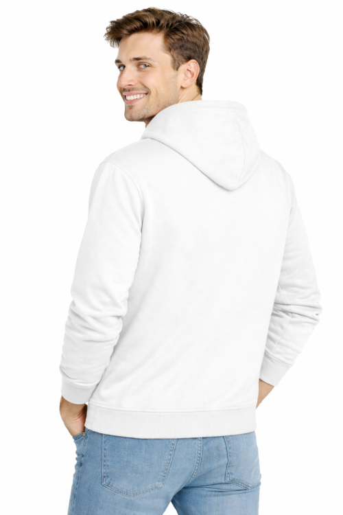 Bluza-dresowa-męska-z-kapturem-i-kieszeniami-kolor-biały-widok-z-tyłu.png