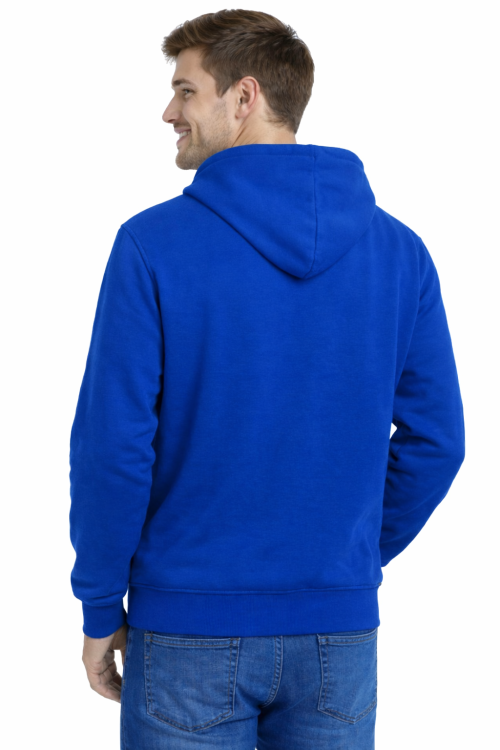 Bluza-męska-zapinana-na-zamek-z-kapturem-kieszeniami-chabrowa-widok-z-tyłu.png