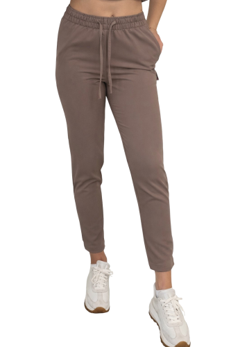 Spodnie medyczne damskie cappucino BASIC PREMIUM