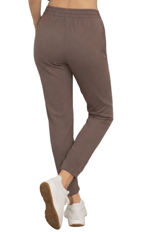 Spodnie medyczne damskie BASIC PREMIUM kolor cappucino