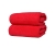 Ręcznik frotte 500 g/m² czerwony