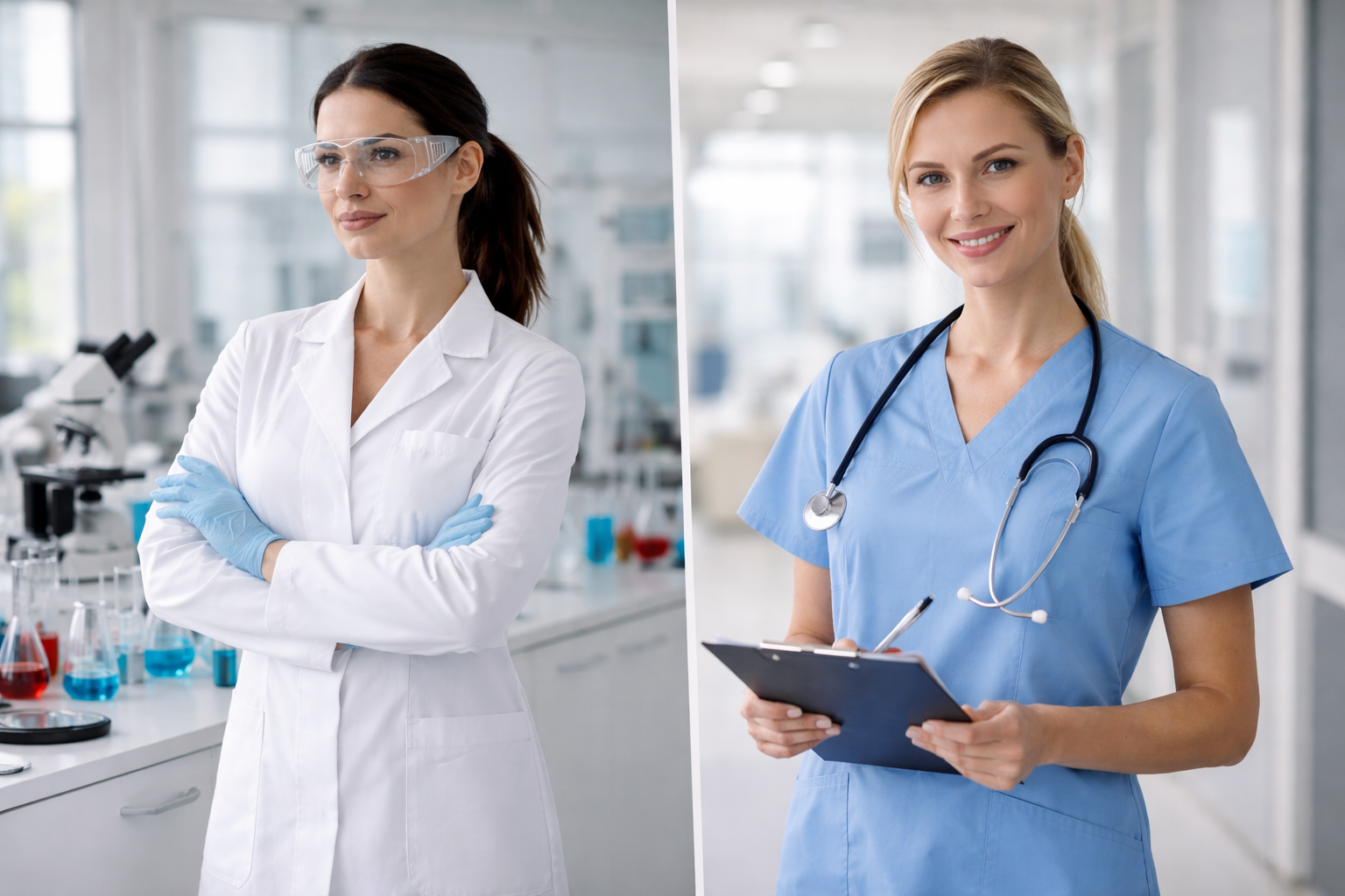 Odzież laboratoryjna a odzież medyczna – czym się różnią i kiedy je stosować?