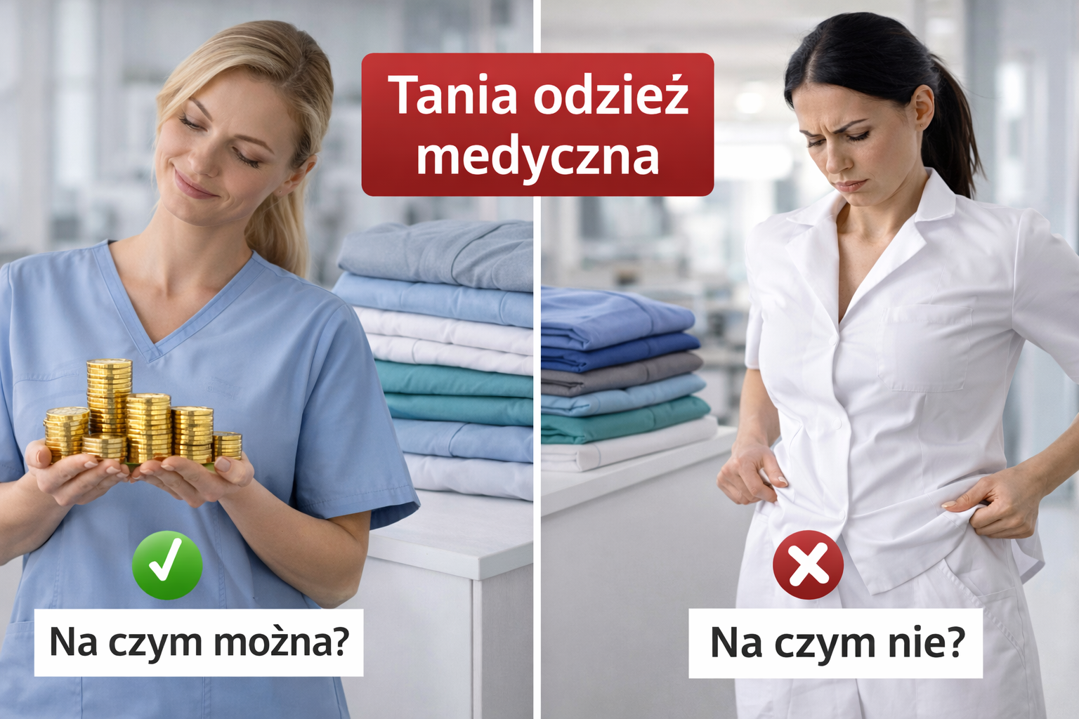 Tania odzież medyczna – na czym można oszczędzać, a na czym absolutnie nie?