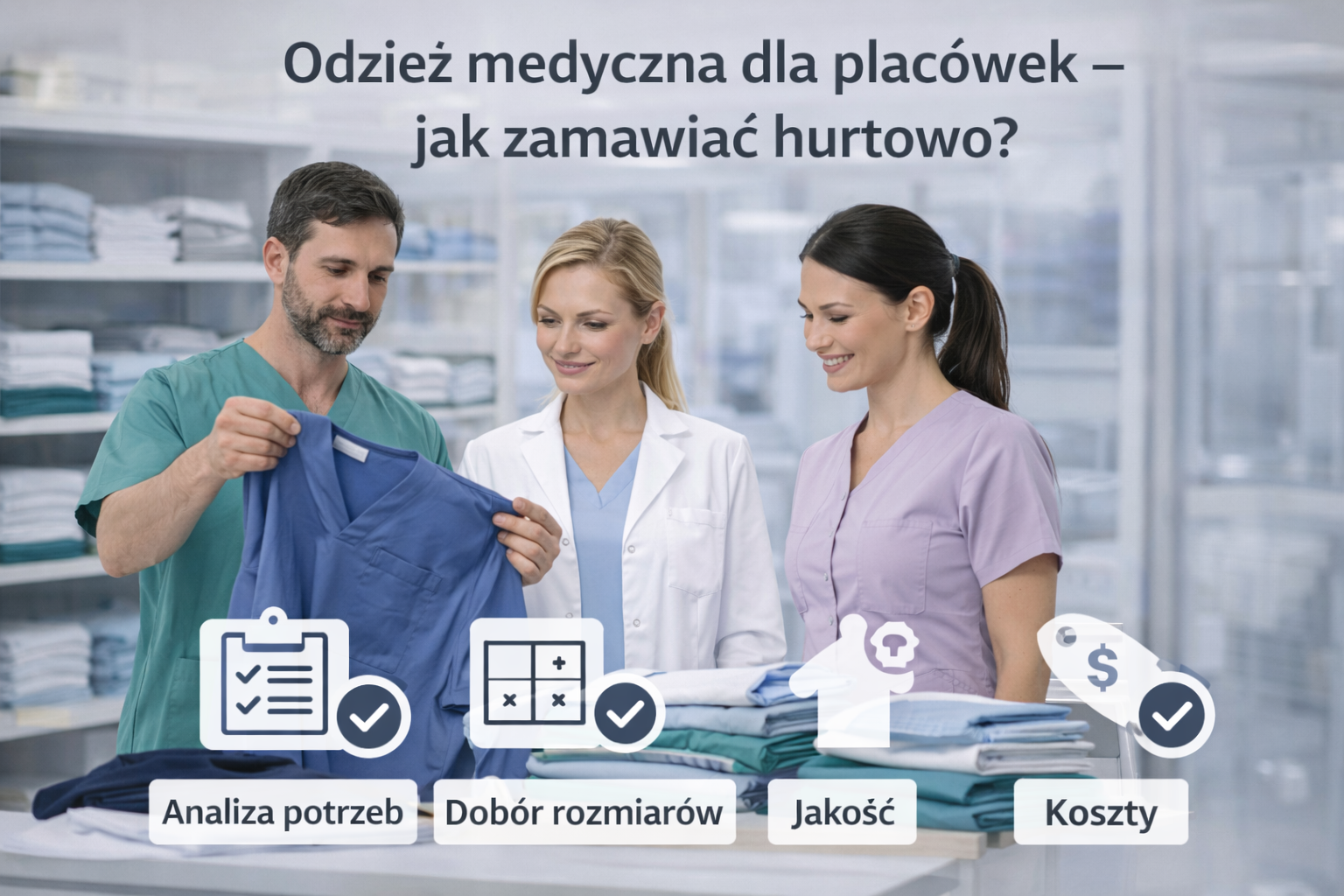 Odzież medyczna dla placówek – jak zamawiać hurtowo i nie popełnić kosztownych błędów?